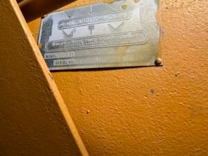 Minneapolis-Moline ZAU serial plate, serial 0064901929